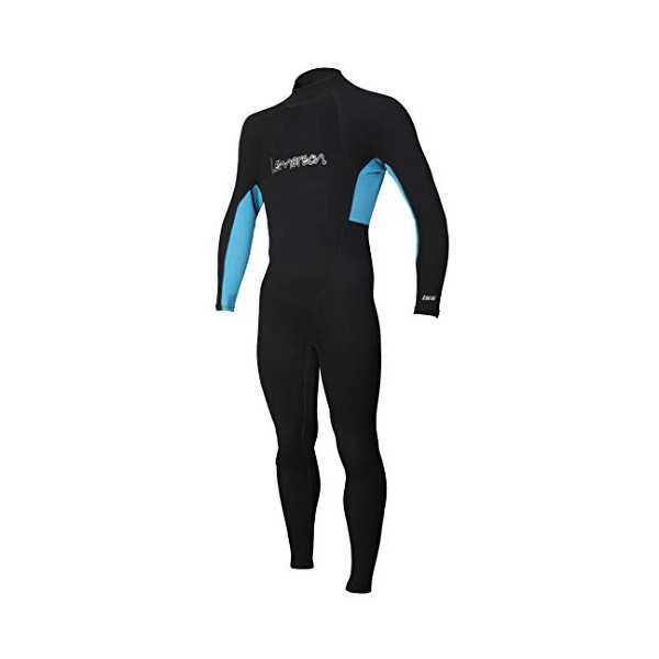 Lemorecn Kids Wetsuits Youth Premium Neoprene 2mm Youth's Shorty Swim Suits (4032blackblue6)