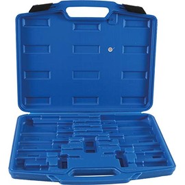 BGS 7895 Empty 12-Piece Screwdriver Case With Ergonomic Soft Grip Handle, 7895-LEER