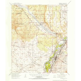 YellowMaps Bernalillo NM topo map, 1:62500 Scale, 15 X 15 Minute, Historical, 1954, Updated 1957, 20.9 x 18.1 in - Polypropylene