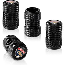 4 Pack Tire Valve Stem Cap Cover for Jaguars Aluminum with Plastic Liner Set for Car Truck Motorcycle SUV and Bikes