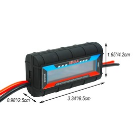 Proshopping 2Pcs 150A RC Watt Meter, DC 0-60V High Precision Power Analyzer, Volt Amp Watt Checker with Digital LCD Screen for Voltage/Current/Power/Charge/Energy Measurement