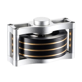 Brass Spning Top, Kinetic Fidget Spinner Desk Toys (Black)