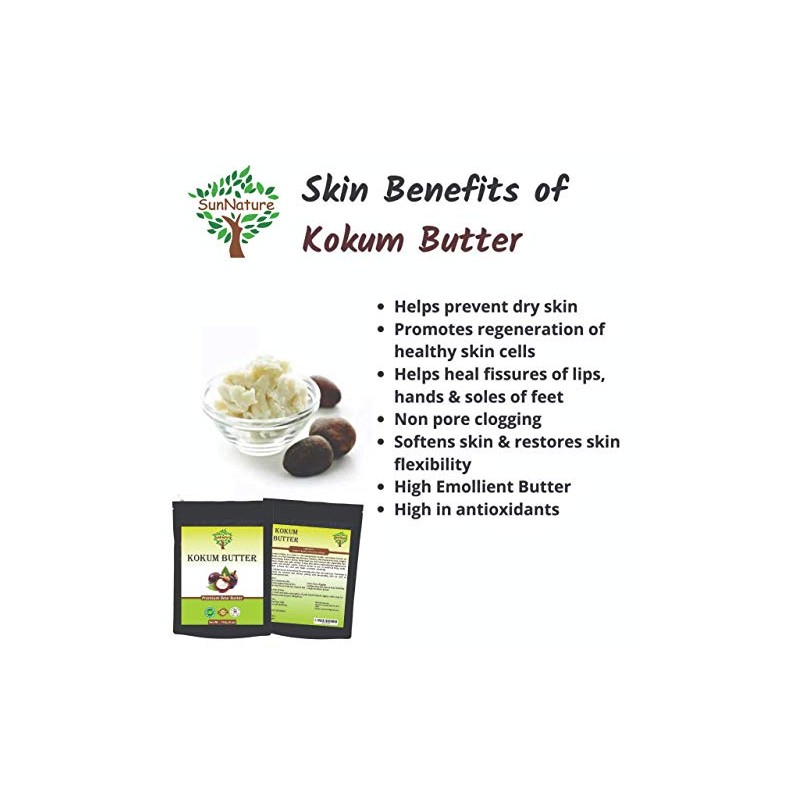 Kokum Butter Light Firm Use Make Soap Lotion Bars Lip