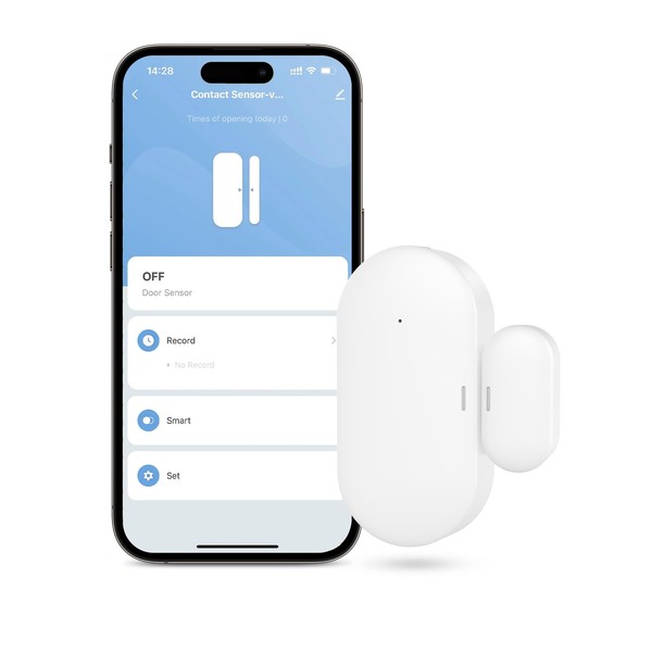 Maxcio Zigbee Tür - und Fenstersensor, Door Sensor für Smart