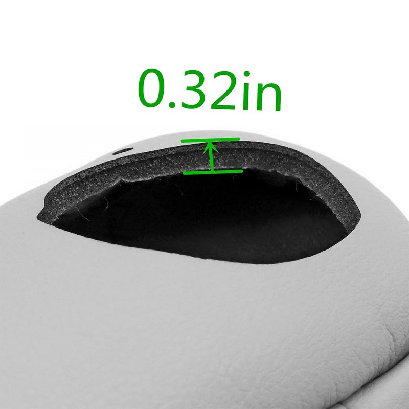 Priprilod 2pcs Gray Leather Seat Replacement Armrest Cover Compatible with