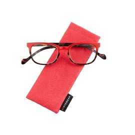 I Heart Eyewear Dallas Reading Glasses, Stylish, Unisex, Prescription Quality Readers, Anti-Reflective coating, Spring hinges, Comfortable Oval reader, Tortoise and Red, 1.75
