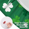 Siilues St Patricks Day Fitted Tablecloth Best for 45"-56" Round,