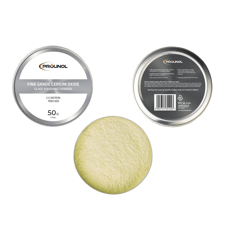 PROUNOL Cerium Oxide 50g – Fine Grade Glass Polishing Solution