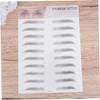 WOONEKY Eyebrow Spoolie Tool 2pcs Eyebrow Transfer Stickers Brow Tint
