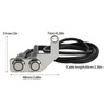 Motorcycle Handlebar Switch, Universal LED Motorcycle Headlight Switch, Stainless Steel