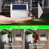 JSOT Outdoor Solar Lights - Solar Powered Deck Lights Waterproof
