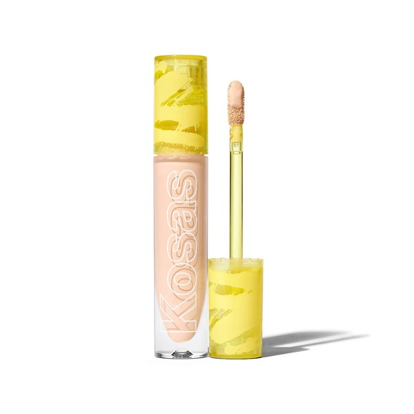 Kosas Revealer Concealer - Medium Coverage Makeup with Hyaluronic Acid, Conceals Dark Circles Under Eyes, Dark Spots and Blemishes + Brightens, Hydrates and Calms the Skin (Tone 3.5)