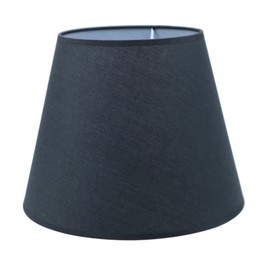 Sinta Sinta Lampenschirme 22cm/8.6 Inch Baumwolle Stoff Moderne Ersatz Lichtschirm Lampenschrim fr E14/E27 Ersatzschirm Tischlampe Nachttischlampe Wandlampe,Schwarz