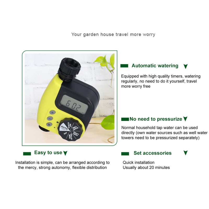 Hose Watering Timer Aquaculture Single Outlet Hose Automatic Watering Timer