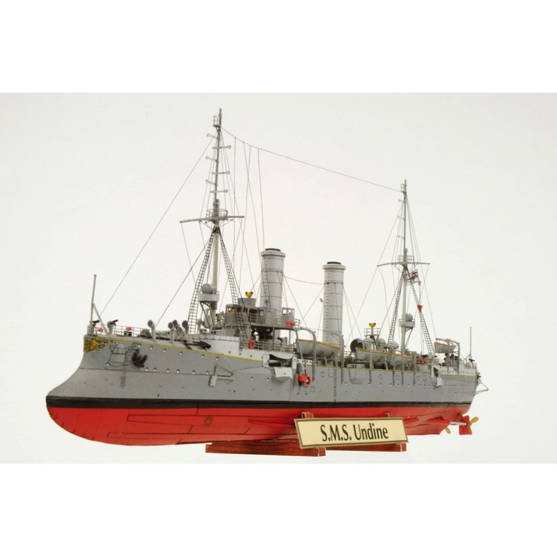 HMV 3038 Cardboard Model Small Cruiser SMS Undine