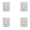 4Pcs Door Hinges,2inch Stainless Steel Folding Hinges,Heavy Duty Door Hinge,for