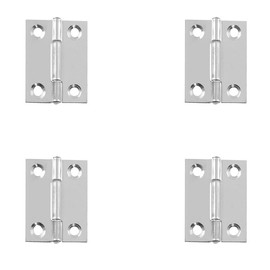 4Pcs Door Hinges,2inch Stainless Steel Folding Hinges,Heavy Duty Door Hinge,for Gate,Window,Drawer