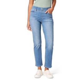 Levi Strauss Signature Gold Women's Totally Shaping Ultimate Pull-on Ankle Straight Jeans (Also Available in Plus), (New) Celestial Mirage