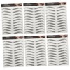 BIUDECO Elegant 3d Eyebrow Stickers Hair-like False Brows Temporary No
