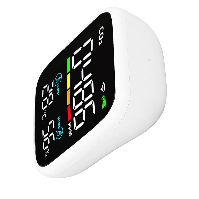 Air Quality Monitor 8 in 1 Multifunctional USB Charging Carbon