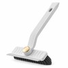 360° Rotating Grout Cleaning Brush with Scraper – Hard Bristle