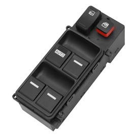 Driver Side Master Power Window Switch for 2003 2004 2005 2006 2007 for Honda Accord Sedan Left Front Power Window Switch(NOT Fit EX and EXL) # 35750-SDA-H12