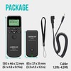 Wireless Remote Camera Shutter Release for Sony ILCA-a77M2, a99M2, a99V;