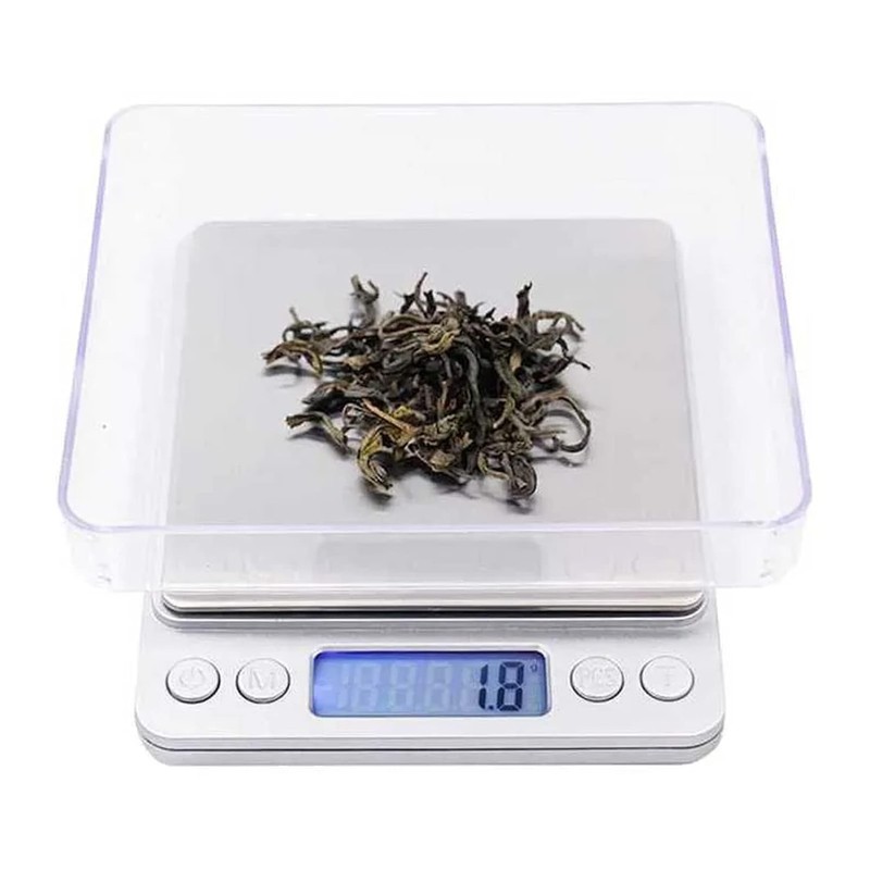 Báscula Digital Portátil Mini con Pantalla LCD, Alta Precisión 0.1g,