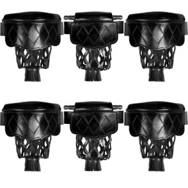 Collapsar Leather Pool Table Pockets, Set of 6 Billiard Shield Pockets for Pool Table Pockets Replacement