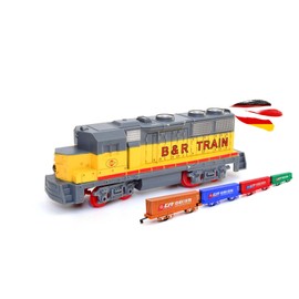 Electric Railway for Children, Locomotive with Trains and Tracks, High Quality and Robust Toy Model for Children in Boys and Adults, Model Building Set is Suitable for Beginners