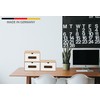 BigDean 20x Shoe Storage Brown / White with Viewing Window