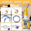 LIKFCBOND Jewelry Glue 30g Clear, Elastic String Adhesive Kit, Super