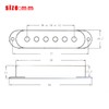 DIAO79NI 3Pcs Single Coil Guitar Pickup Covers (50/50/52mm Pole Spacing),