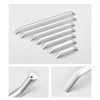 ANSIEDIO 2pcs Silver Cupboard Handles Drawer Handles Kitchen Cabinet Door