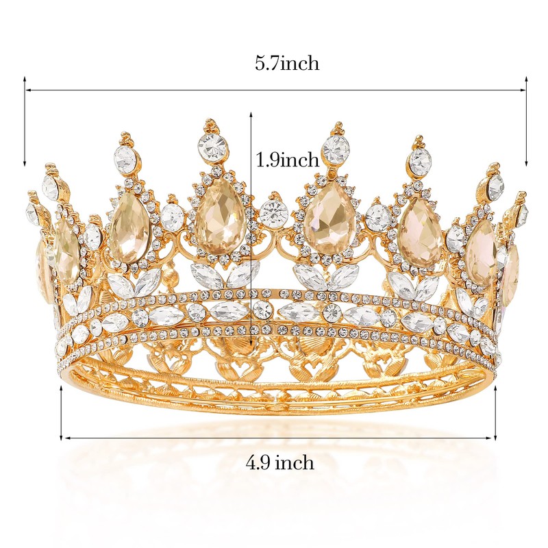 Queen Crowns for Women Rhinestone Wedding Crowns and Tiaras Princess
