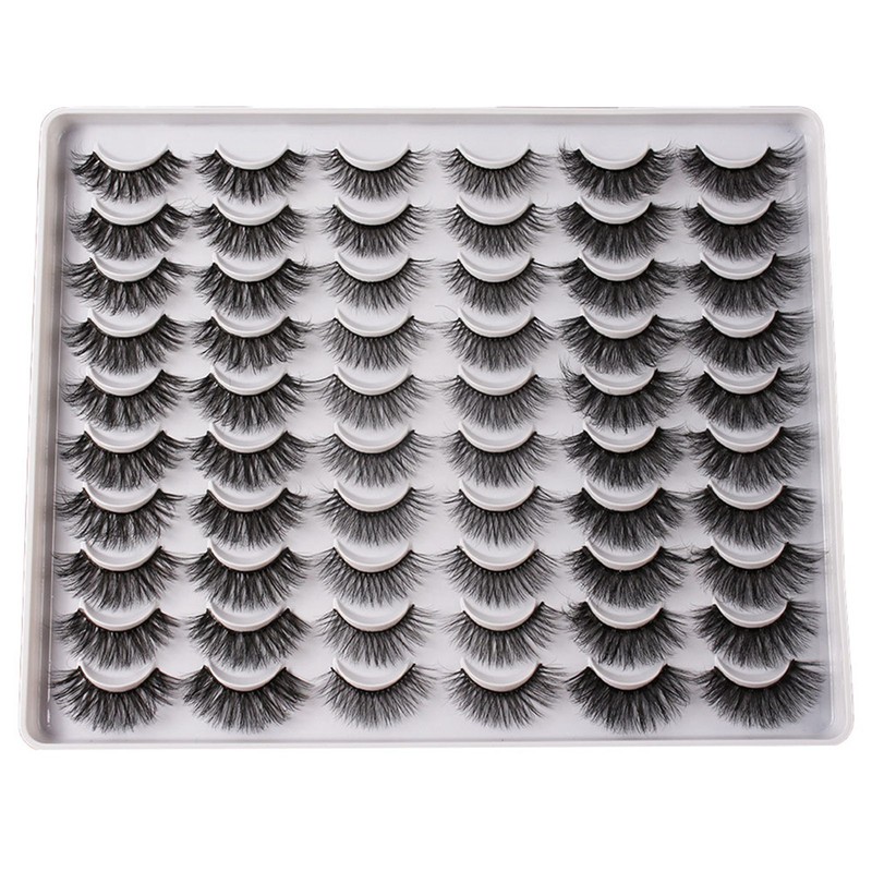 30Pair 3D False Eyelash Fashionable Elegant Comfortable Multi Layer Dense