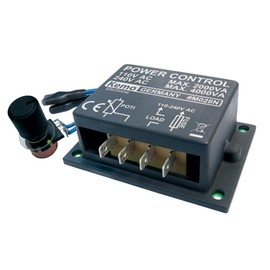 Kemo M028N Power Regulator 110 - 240 V/AC, 4000 VA. Control of ohmic and inductive loads e.g. motors, heaters if they can be controlled in phase control