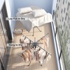 BIREN Clothes Drying Rack Foldable Extending Laundry Rack with 16