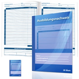 1 Book Report Book Training Weekly 20 Pages Training Report Book A4 Report Book Training Craft Monday to Sunday for Additional Reports Training Certificate