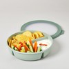 Mepal Cirqula Round Bento Bowl, Multi-Bowl with 3 Compartments -