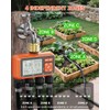 Sprinkler Timer 4 Zone with Brass Inlet Water Timer for