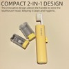 Tizee Mini Folding Toothbrush Set - 2 in 1 Portable