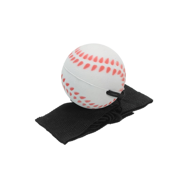 PATIKIL 1.9" Sports Wrist Ball Baseball Rubber Rebound Wristband Athletic