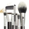 Reise-Make-up-Pinsel-Set, Make-up-Pinsel mit Etui für Foundation, Puder, Concealer, Lidschatten, 8