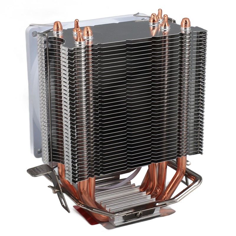 CPU Air Cooler 3.5in 4 Heat Pipes 3pin 12VDC 48CFM