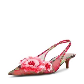 Betsey Women's Audree Pump, Red Green Floral, 9