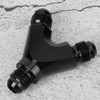 Aluminum Alloy 3-Way Fitting Adapter Y Type AN6 6AN Male