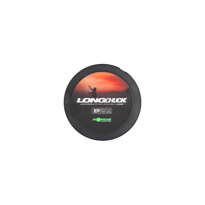 Korda LongChuck Low Stretch Distance Casting Mono Clear 1000m Spools: