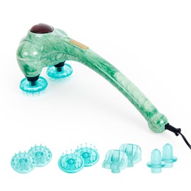 Angel Electronics Hand Massager AGM-2080S Love Bong Gold 2-piece Simple Massage Massager / 엔젤전자 핸드마사지기 AGM-2080S 러브봉골드 2구 간편마사지 안마기