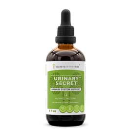 Urinary Secret Alcohol Extract, High-Potency Herbal Drops, Tincture Made from Uva Ursi, Dandelion, Stinging Nettle, Horsetail, Usnea, Pumpkin. Urinary System Support 4 oz